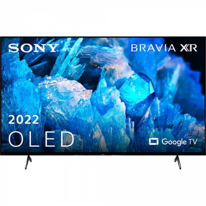 Televizor OLED Sony Smart XR-55A75KAEP Seria A75K, 55inch, Ultra HD 4K, Black