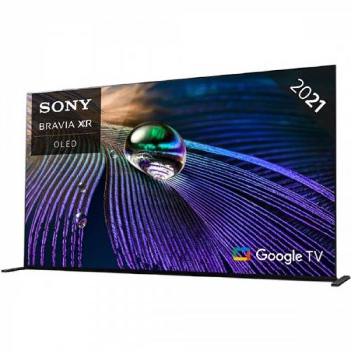 Televizor OLED Sony Smart XR-55A90JAEP Seria A90J, 55inch, Ultra HD 4K, Black