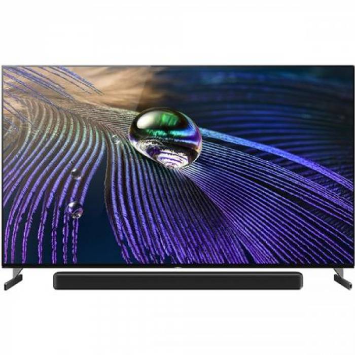 Televizor OLED Sony Smart XR-55A90JAEP Seria A90J, 55inch, Ultra HD 4K, Black