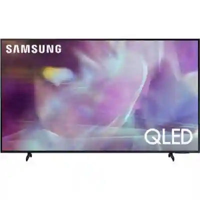 Televizor QLED Samsung Smart QE55Q60AAUXXH Seria Q60A, 55inch, Ultra HD 4K, Black