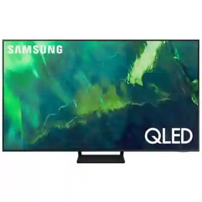 Televizor QLED Samsung Smart QE55Q70AATXXH Seria Q70A, 55inch, Ultra HD 4K, Titanium Gray