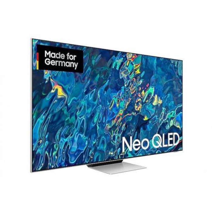 Televizor QLED Samsung Smart QE55QN95BA Seria QN95BA, 55inch, Ultra HD 4K, Black-Silver