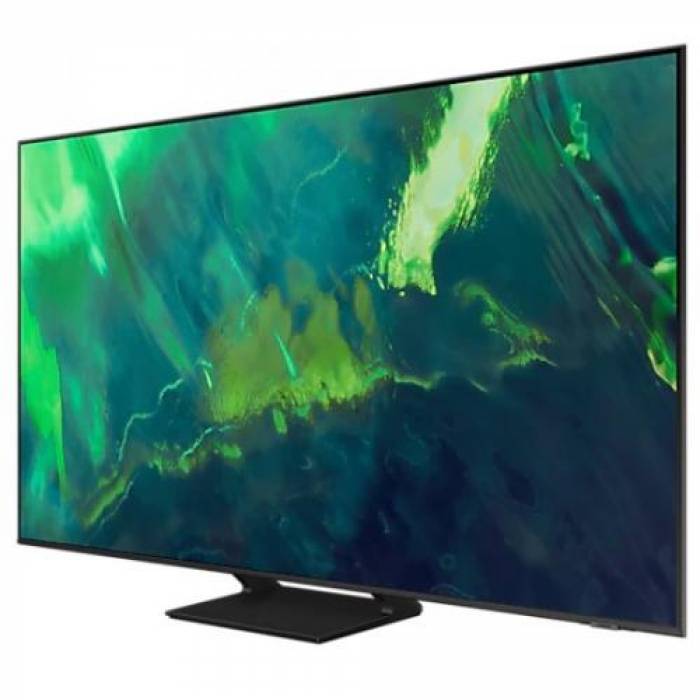 Televizor QLED Samsung Smart QE65Q70AATXXH Seria Q70A, 65inch, Ultra HD 4K, Titanium Gray