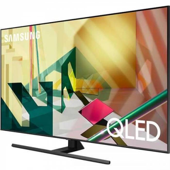 Televizor QLED Samsung Smart QE65Q70TATXXH Seria 65Q70T, 65inch, Ultra HD 4K, Black