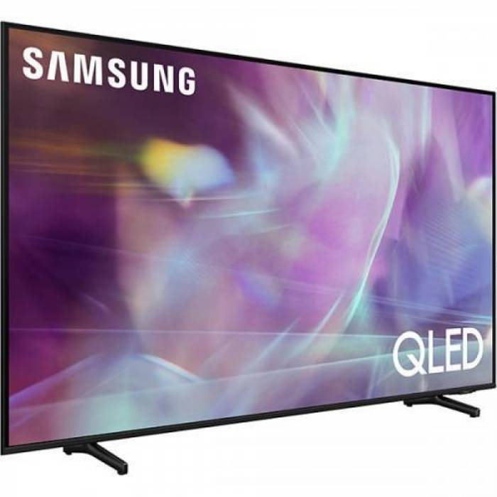 Televizor QLED Samsung Smart QE75Q60AAUXXH Seria Q60A, 75inch, Ultra HD 4K, Black