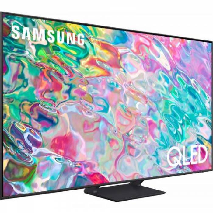 Televizor QLED Samsung Smart QE85Q70BAT Seria Q70B, 85inch, ultra HD 4k, Black-Gray