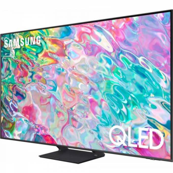 Televizor QLED Samsung Smart QE85Q70BAT Seria Q70B, 85inch, ultra HD 4k, Black-Gray