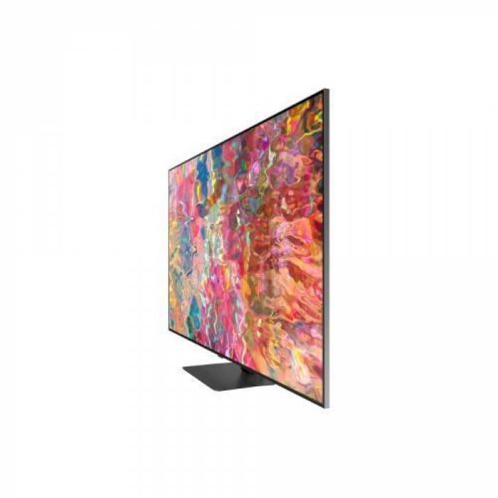 Televizor QLED Samsung Smart QE85Q80BA Seria Q80B, 85inch, Ultra HD 4K, Carbon Silver