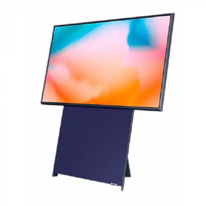 Televizor QLED Samsung Smart The Sero QE43LS05BAU Seria LS05B, 43inch, Ultra HD 4K, Navy Blue