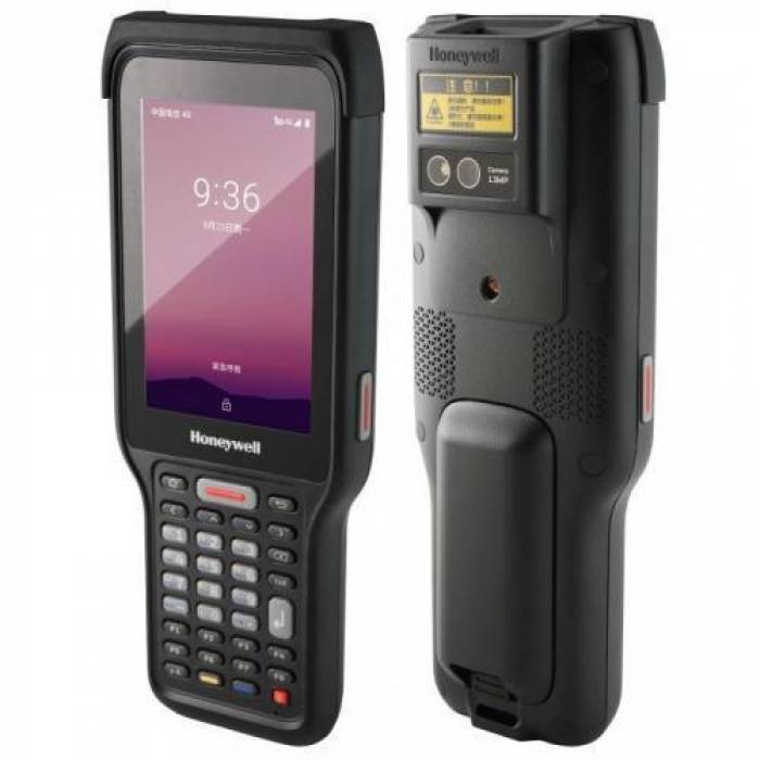 Terminal mobil Honeywell ScanPal EDA61K EDA61K-0NC934PEOK, 4inch, 2D, BT, Wi-Fi, Android 9.0