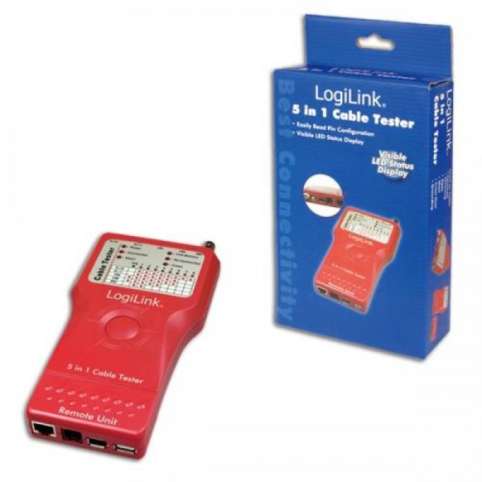 Tester cablu Logilink WZ0014