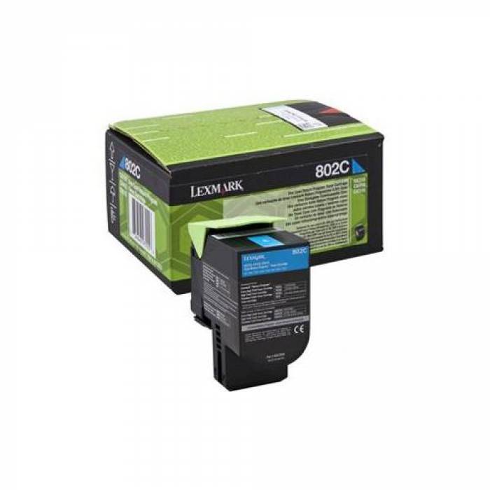 Toner Lexmark 802CE Cyan