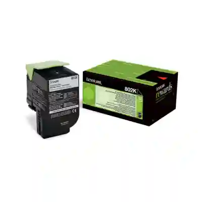 Toner Lexmark 802KE Black