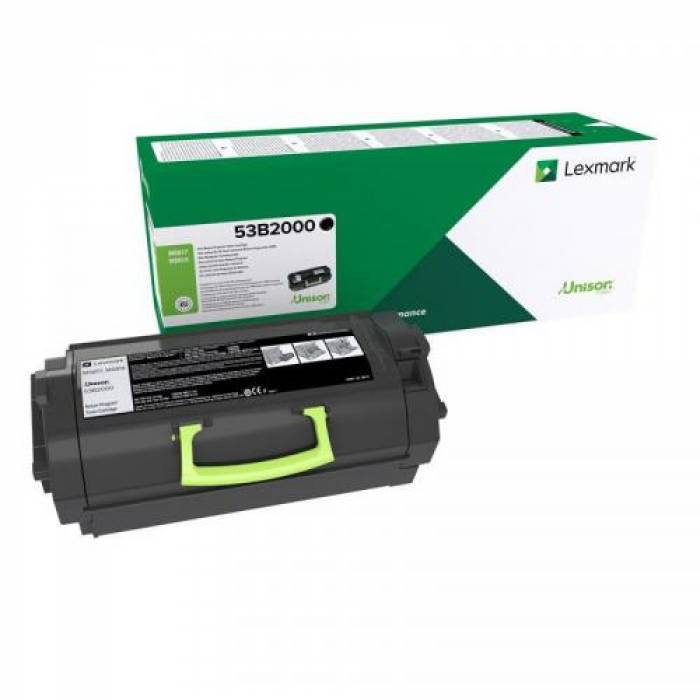 Toner Lexmark Black 53B2000 