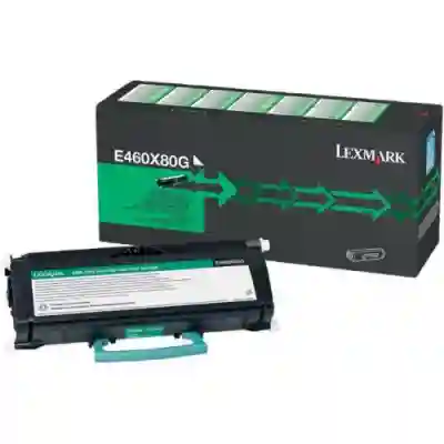 Toner Lexmark Black E460X80G