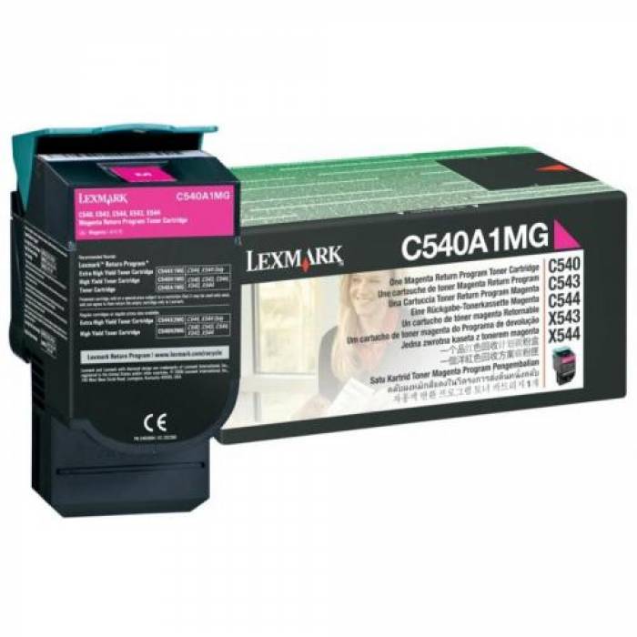 Toner Lexmark C540A1MG Magenta