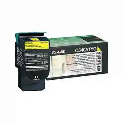 Toner Lexmark C540A1YG Yellow 