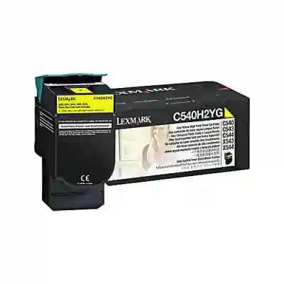 Toner Lexmark C540H2YG Yellow 