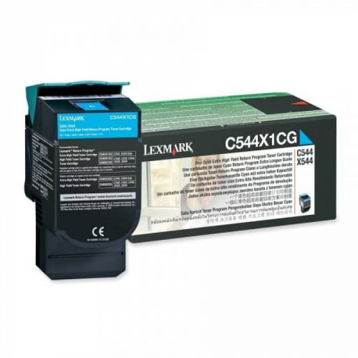 Toner Lexmark C544X1CG Cyan 