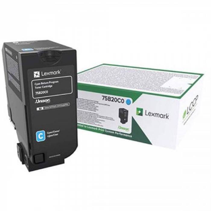 Toner Lexmark Cyan 75B20C0 