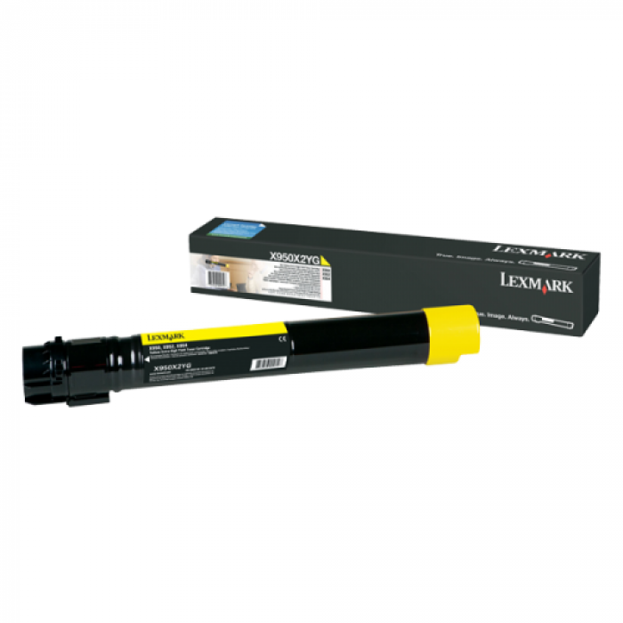 Toner Lexmark X950X2YG Yellow