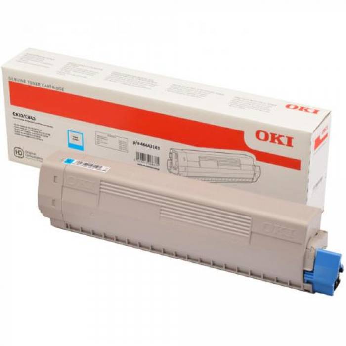 Toner Oki Cyan 46443119