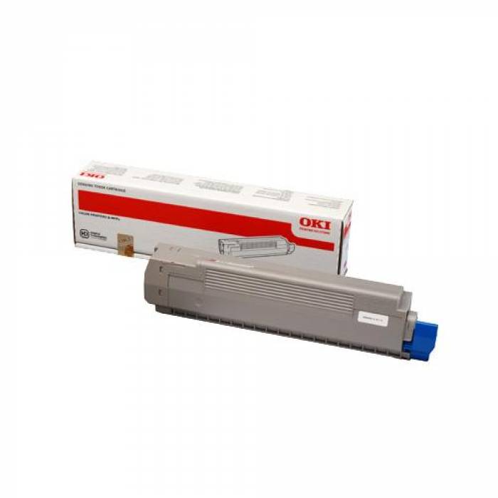 Toner OKi Yellow 44643001 7.3K ORIGINAL OKi C801N