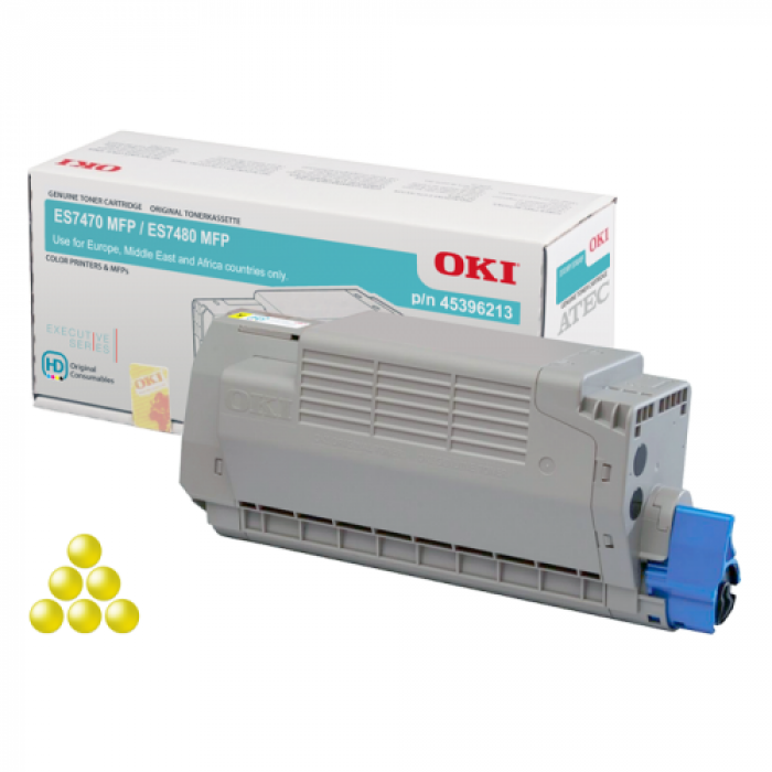 Toner Oki Yellow 45396213