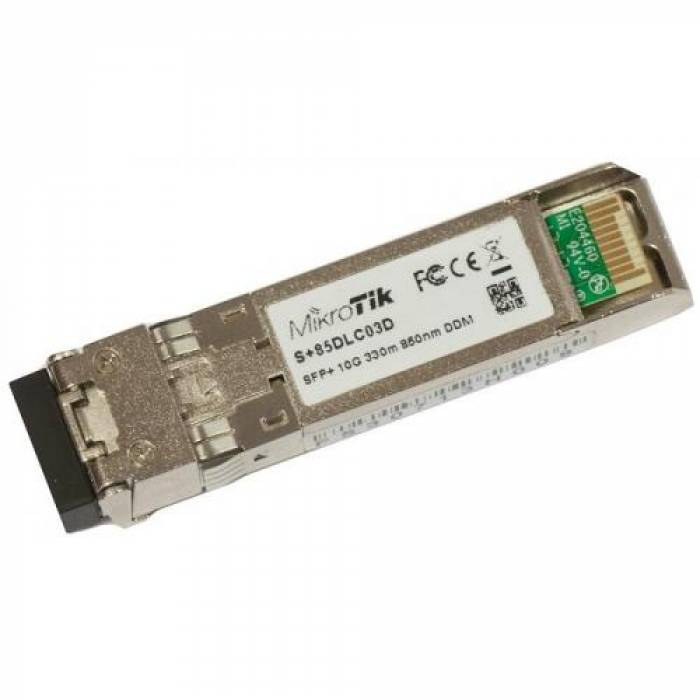 Transceiver MikroTik S+85DLC03D 10GbE SFP+ SR-LC (SM) 850nm