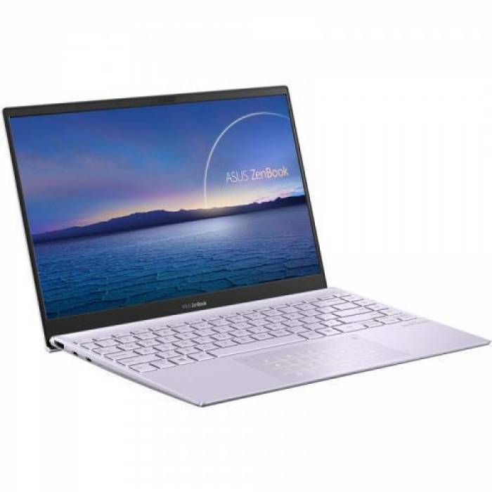 Ultrabook ASUS ZenBook 13 UX325EA-KG395W, Intel Core i7-1165G7, 13.3inch, RAM 8GB, SSD 512GB, Intel Iris Xe Graphics, Windows 11, Lilac Mist