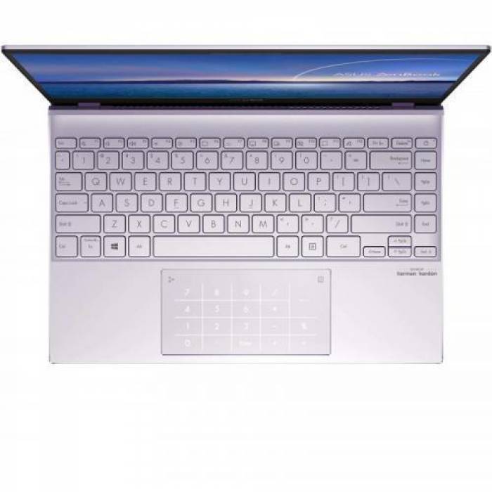 Ultrabook ASUS ZenBook 13 UX325EA-KG395W, Intel Core i7-1165G7, 13.3inch, RAM 8GB, SSD 512GB, Intel Iris Xe Graphics, Windows 11, Lilac Mist