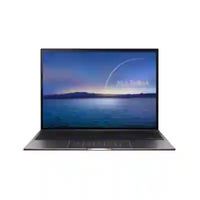 Ultrabook ASUS ZenBook S UX393EA-HK011R, Intel Core i5-1135G7, 13.9inch Touch, RAM 16GB, SSD 1TB, Intel Iris Xe Graphics, Windows 10 Pro, Jade Black