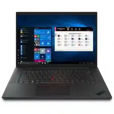 Ultrabook Lenovo ThinkPad P1 Gen4, Intel Core i7-11800H, 16inch, RAM 16GB, SSD 1TB, nVidia RTX A2000 4GB, Windows 10 Pro, Black