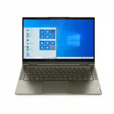 Ultrabook Lenovo Yoga Slim 7 14ITL05, Intel Core i5-1135G7, 14inch, RAM 16GB, SSD 1TB, Intel Iris Xe Graphics, Free DOS, Dark Moss