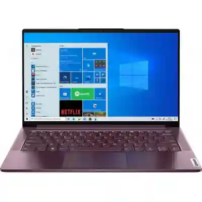 Ultrabook Lenovo Yoga Slim 7 14ITL05, Intel Core i5-1135G7, 14inch, RAM 8GB, SSD 512GB, Intel Iris Xe Graphics, Windows 10, Orchid