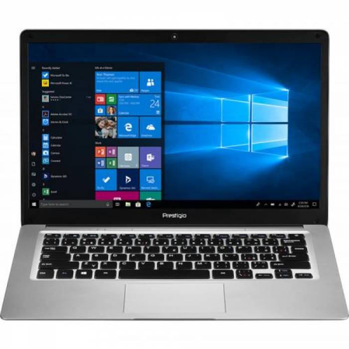 Ultrabook Prestigio SmartBook 141 C3, Intel Atom x5-Z8350, 14.1inch, RAM 4GB, eMMC 64GB, Intel HD Graphics 400, Windows 10, Grey