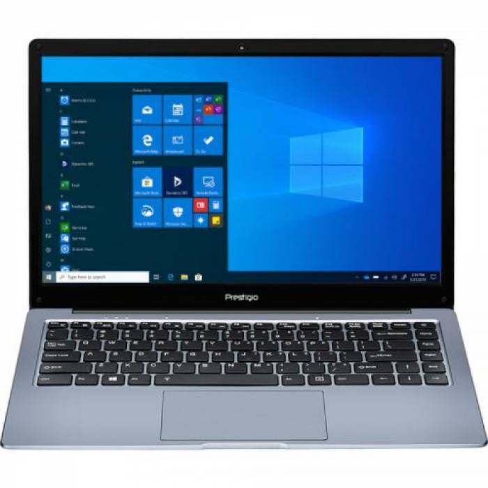 Ultrabook Prestigio SmartBook 141 C4, AMD A4-9120e, 14.1inch, RAM 4GB, eMMC 64GB, AMD Radeon R3, Windows 10 Pro, Dark Grey