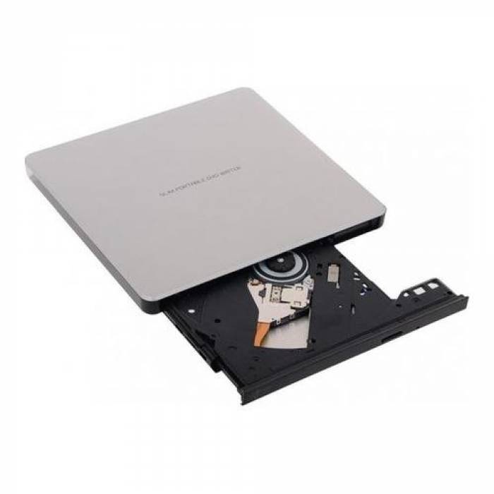 Unitate Optica externa LG GP60NS6 Ultra Slim DVD-R, Silver 