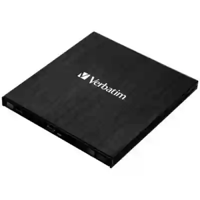 Unitate Optica Verbatim Slimline Blu-ray, USB-C, Black
