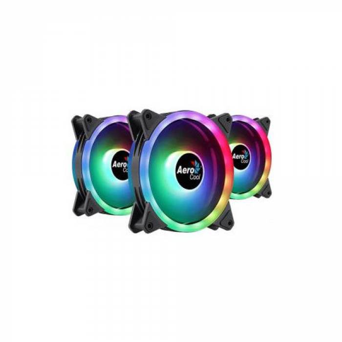 Ventilator Aerocool Duo 12 Pro ARGB, 120mm, 3xFan