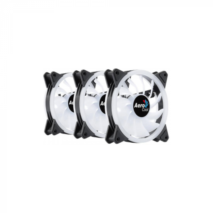 Ventilator Aerocool Duo 12 Pro ARGB, 120mm, 3xFan