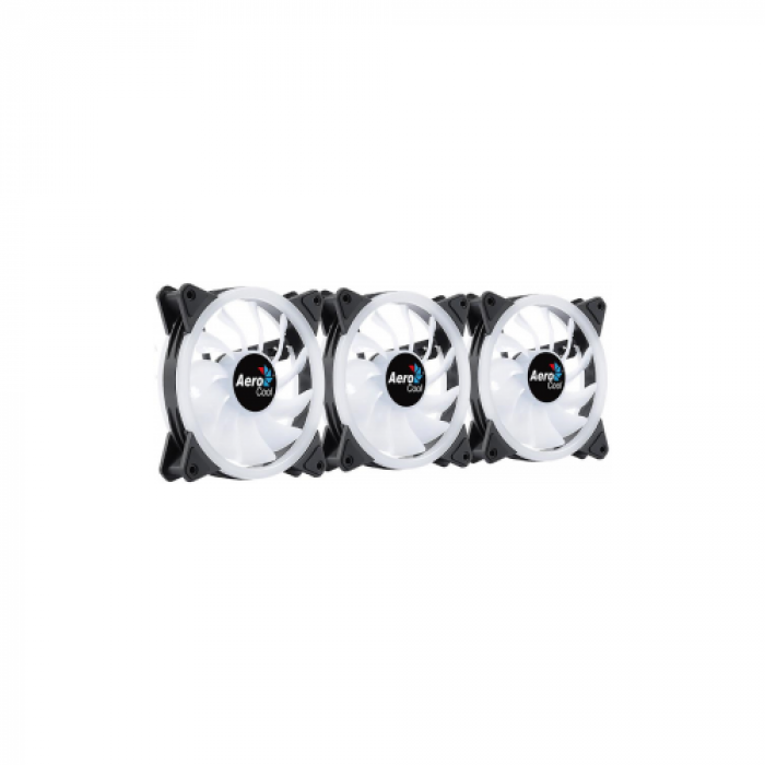 Ventilator Aerocool Duo 12 Pro ARGB, 120mm, 3xFan