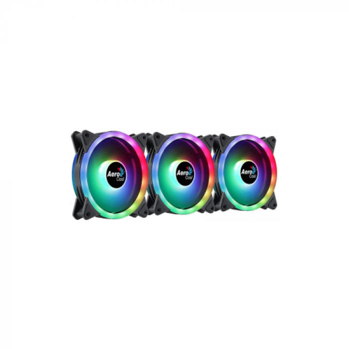 Ventilator Aerocool Duo 12 Pro ARGB, 120mm, 3xFan