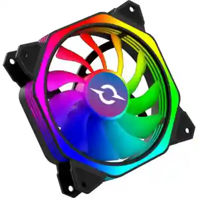 Ventilator Aquirys Cetus 6P-12DLI16-RGB, 120mm, Black