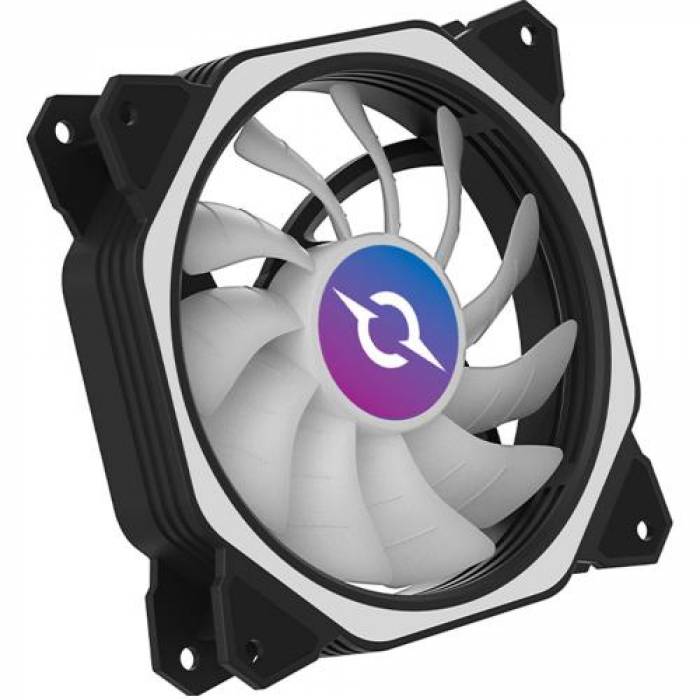 Ventilator Aquirys Cetus 6P-12DLI16-RGB, 120mm, Black