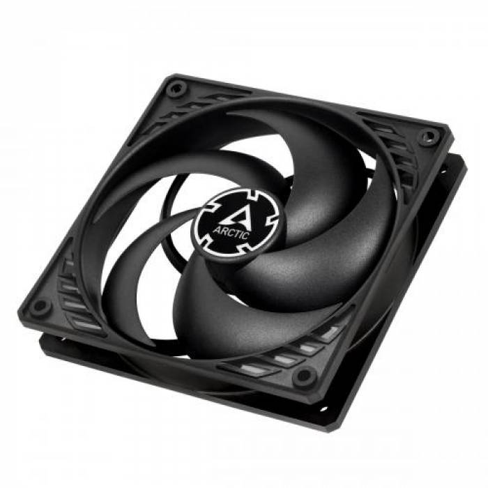 Ventilator Arctic P12 PWM PST, 120mm, Black