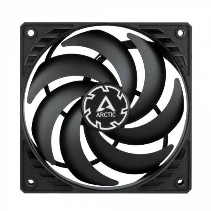 Ventilator Arctic P12 Slim PWM PST, 120mm, Black, 3 Bucati