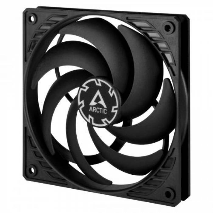 Ventilator Arctic P12 Slim PWM PST, 120mm, Black