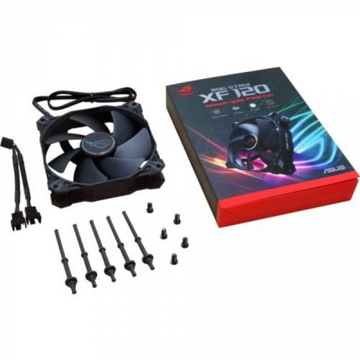 Ventilator Asus ROG STRIX XF 120, 120mm, Black