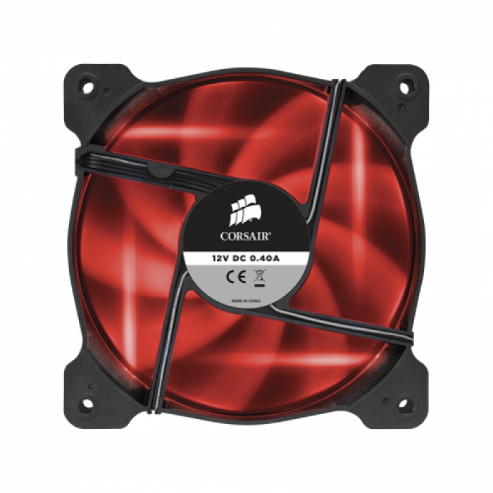 Ventilator Corsair Air Series AF120 LED Red, 120mm, Pachet Dublu